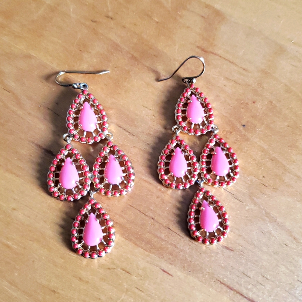 Vintage , Earrings  925 On Gold Tone